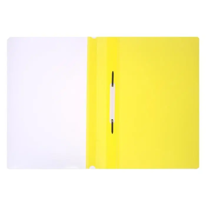 Папка-скоросшиватель Calligrata, А4, 180 мкм, жёлтая, прозрачный верх Папка-скоросшиватель Calligrata, А4, 180 мкм, жёлтая, прозрачный верх