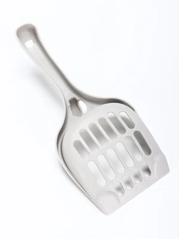 Лоток для кошек &laquo;Фур-Мур&raquo;, 48&times;35.5 см, с бортом и совком, покрытие софт-тач, смоки