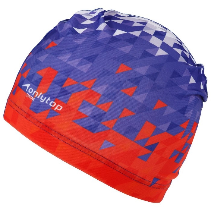 Шапочка для плавания взрослая ONLYTOP Swim, тканевая, обхват 54-60 см Шапочка для плавания взрослая ONLYTOP Swim, тканевая, обхват 54-60 см