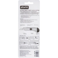 Нож универсальный Attache Selection 18мм,метал.направл.,Twist lock