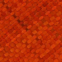 Сумка плетёная на застёжке из пандана, 35&times;12&times;40 см, бежево-оранжевая