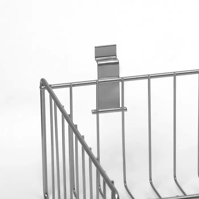 Полка-корзина для экономпанелей, 60&times;30&times;15 см, цвет хром