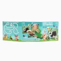 Магнитные пазлы для малышей &laquo;Мамы и малыши&raquo;, книга 3 в 1, Крошка Я