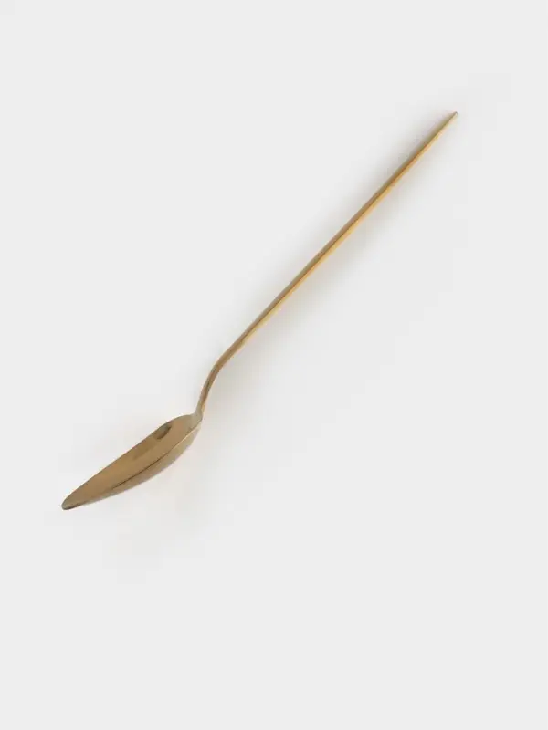 Набор столовых ложек Magistro &laquo;Блинк&raquo;, длина 22 см, 6 шт., нержавеющая сталь, золотистый