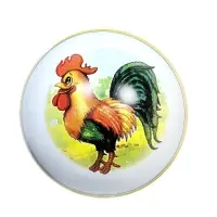 Мяч резиновый, с рисунком, d=20 см, МИКС