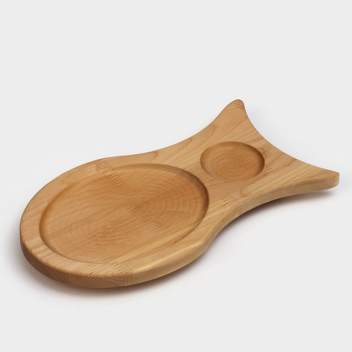 Доска для подачи рыбной продукции, пропитано минеральным маслом, 33×18 см, берёза Доска для подачи рыбной продукции, пропитано минеральным маслом, 33×18 см, берёза