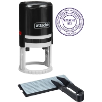 Печать самонаборная круглая Attache 2 круга R40 8020