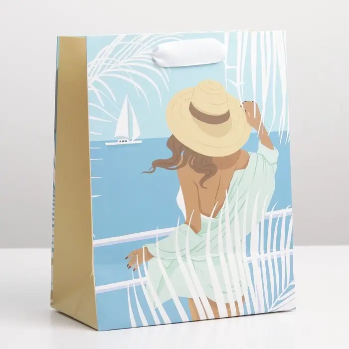 Пакет подарочный ламинированный, упаковка, «Любовь», MS 18 х 23 х 10 см