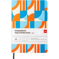 Ежедневник недатированный Deli Coloring, A5, 136л CN148-Coloring1 ор -гол