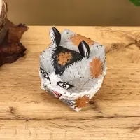 Корзинка &laquo;Кот&raquo;, 8&times;8&times;13 см, бамбук