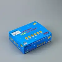 Фонарик брелок для ключей на кольце &laquo;Смайлик&raquo;, 1 LED, 3&times;5.5 см, МИКС