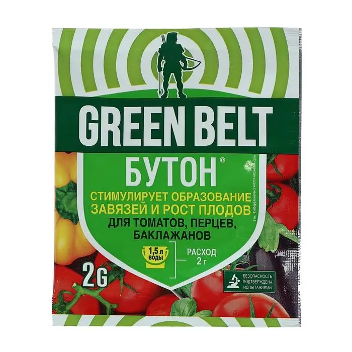 Стимулятор плодообразования Бутон-2 для томатов, перцев, баклажанов 2 г Стимулятор плодообразования Бутон-2 для томатов, перцев, баклажанов 2 г