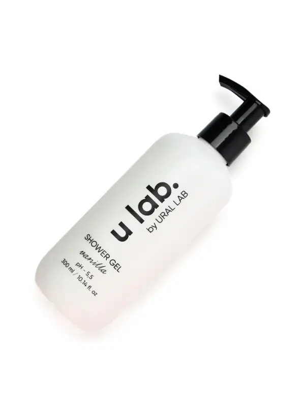 Гель для душа, питание и увлажнение, аромат ванили, 300 мл, U LAB