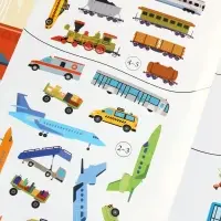 Книжка с наклейками "Транспорт. В городе" 8 стр.