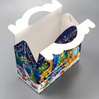 Подарочная новогодняя коробка &laquo;Неон&raquo;, для сладких подарков, 25&times;12&times;24 см