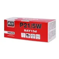 Лампа AVS Vegas 24V. P21/5W(BAY15D) BOX 10шт.