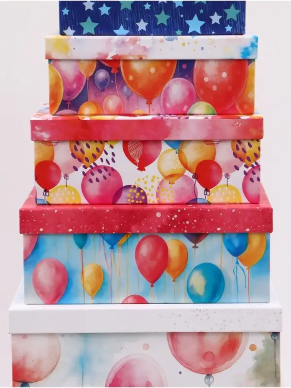 Набор коробок 10 в 1 &laquo;С Днем Рождения!&raquo;, 30.5&times;20&times;13 - 12&times;6.5&times;4 см