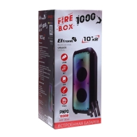 Портативная караоке система Eltronic Fire Box 1000, 100 Вт, AUX, USB, BT, 7000 мАч, чёрная