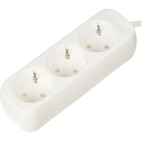 Удлинитель BigTech UTD-310-1,8-W (3р/1,8м/10А/2,2кВт/1мм2/белый)