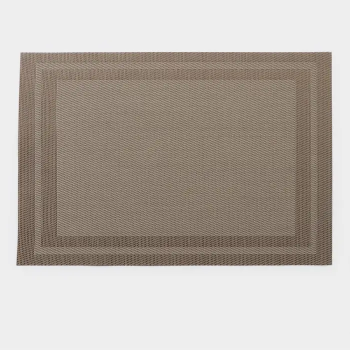 Салфетка сервировочная на стол Доляна &laquo;Окно&raquo;, 45&times;30 см бежевая