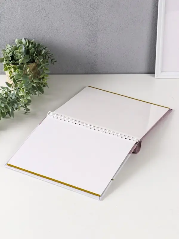 Фотоальбом 10 магнитных листов "Цветок"  23X28см, пер-т внутр.спираль