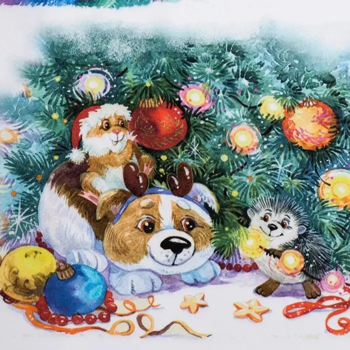 Декупажная карта "Праздник" плотность 45г/м2  формат А4