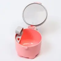 Контейнер для детского питания Мишка 1, 250 мл, розовый