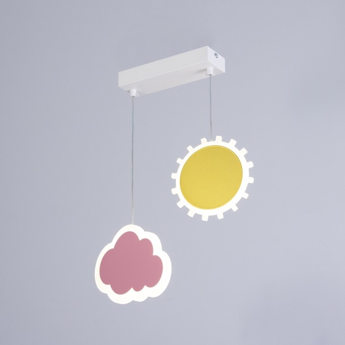 Светильник подвесной "Рассвет" LED 36Вт цветной 30х5х60см