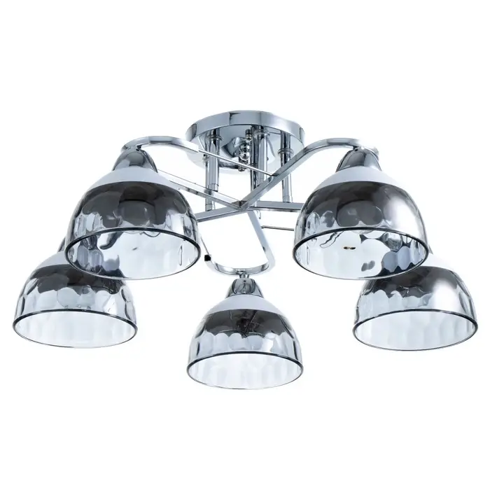 Светильник потолочный BayerLux &laquo;Аквила&raquo;, 5&times;Е27, 40 Вт, хром, 45&times;15&times;22 см