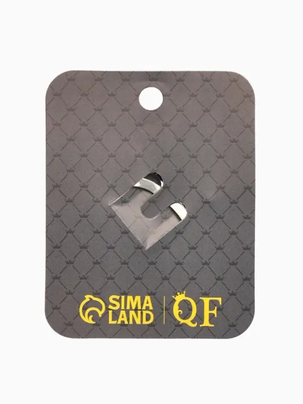 Зажим для платка Зажим для платка "Цветок астры", цвет белый в чернёном серебре