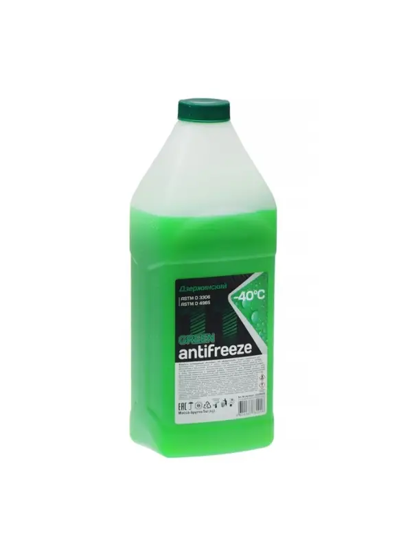 Антифриз &laquo;Дзержинский&raquo;, зелёный, 1 кг, - 40&deg;C