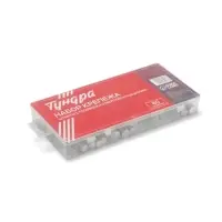 Набор штифтов с головкой и отверстием под шплинт ТУНДРА krep, 60 предметов