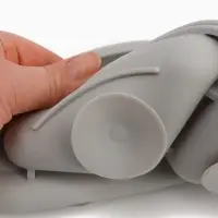 Тарелка детская секционная, 3 секции, серый, Mum&Baby