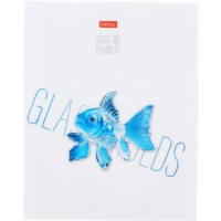Тетрадь 48л лин "Glass molds", пласт обл с печатью, бл офсет 60-65г/м², 5В МИКС