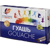 Гуашь Луч Классика 24 цв. 570 г. 20 мл, 28С 1681-08