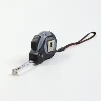 Рулетка ТУНДРА, двухкомпонентный корпус, автостоп, 3 м &times; 16 мм, магнитный зацеп