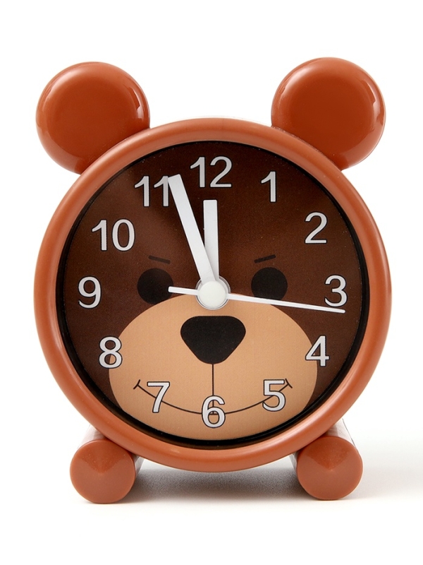 Часы будильник настольные детские «Мишка», 8×8.7 см Часы будильник настольные детские «Мишка», 8×8.7 см