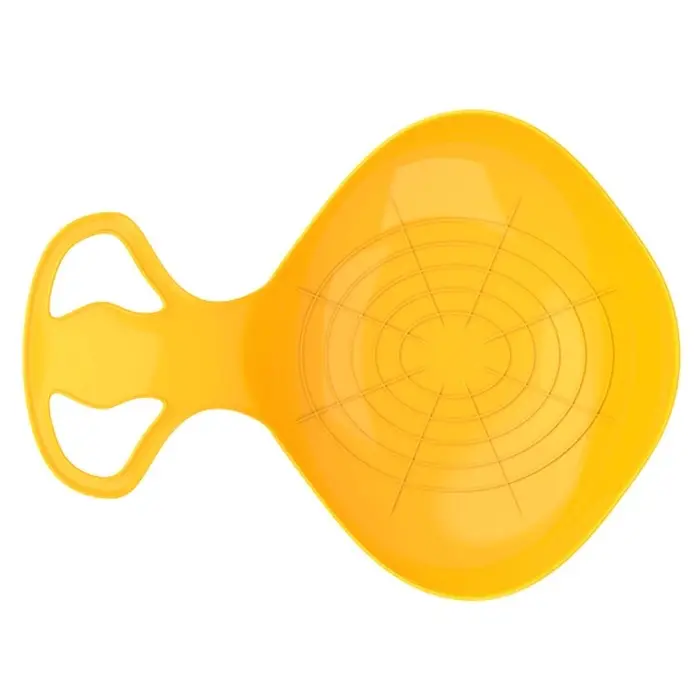 Санки-ледянки «Скороход», желтые 65х42см