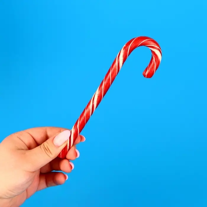 Карамель леденцовая новогодняя &laquo;Трость&raquo; со вкусом клубники, 28 г