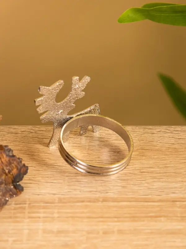 Кольцо для салфеток "Оленёнок" алюминий 5х4х5 см