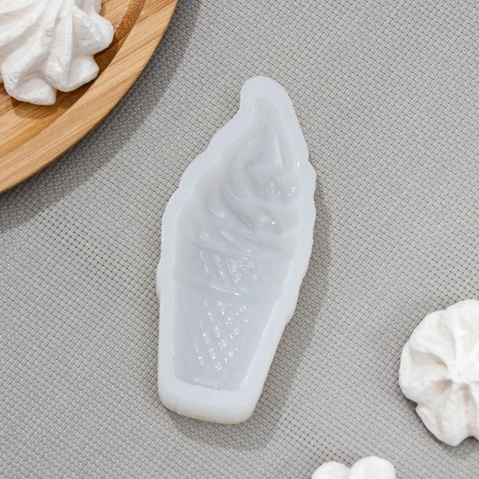 Силиконовая форма «Мороженое», 10,3×4,2 см, толщина 19 мм, прозрачная