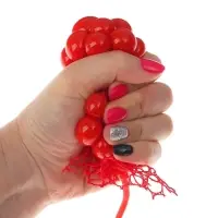 Антистресс игрушка, мялка в сетке, с хвостиком, МИКС