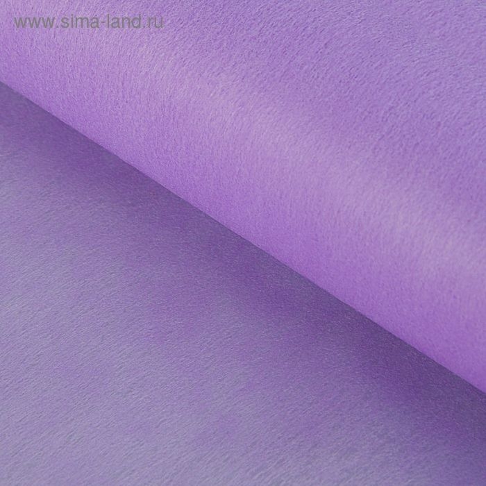 Фетр для упаковок и поделок, однотонный, светло-сиреневый, двусторонний, рулон 1шт., 50 см x 15 м Фетр для упаковок и поделок, однотонный, светло-сиреневый, двусторонний, рулон 1шт., 50 см x 15 м