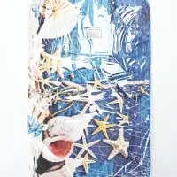 Коврики для ванной и туалета Доляна &laquo;Ракушки&raquo;, 3 шт., 37&times;45 см, 37&times;45 см, 45&times;75 см