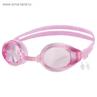Очки для плавания ONLYTOP, беруши, цвета МИКС