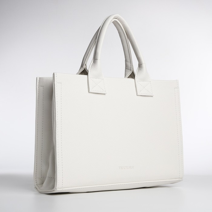 Сумка женская TEXTURA, тоут, средний размер, цвет белый Сумка женская TEXTURA, тоут, средний размер, цвет белый