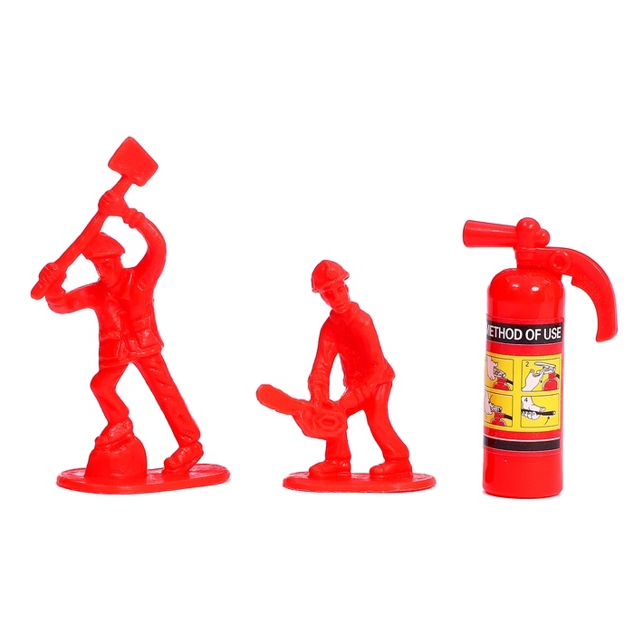 Набор детских машинок «Пожарная служба», инерция, 5 шт., аксессуары Набор детских машинок «Пожарная служба», инерция, 5 шт., аксессуары