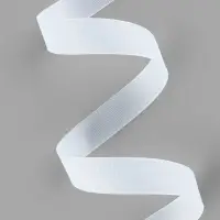 Лента репсовая, 25 мм, 23&plusmn;1 м, белая №01