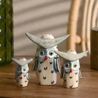 Сувенир дерево "Совушки" (набор 3 шт: 11, 9 и 7 см) Сувенир дерево "Совушки" (набор 3 шт: 11, 9 и 7 см)