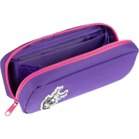Пенал VIOLET STYLE, фиолетовый,три отделения(корпусный),21х7х5,ПН-0917